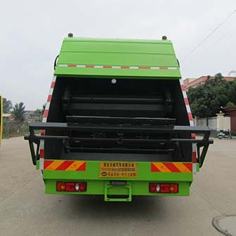 8CBM 7470kg कचरा डंप ट्रक डोंगफेंग अपशिष्ट कम्पेक्टर ट्रक