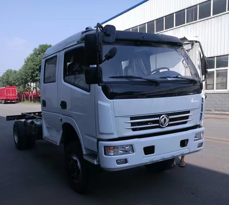 85 किमी / घंटा डीजल ऑफ रोड कार्गो ट्रक 4x4 डबल पंक्ति बाड़ कार्गो ट्रक