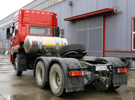 420HP हैवी ड्यूटी सीएनजी ट्रक 6x4 ट्रैक्टर ट्रक Eur.IV उत्सर्जन