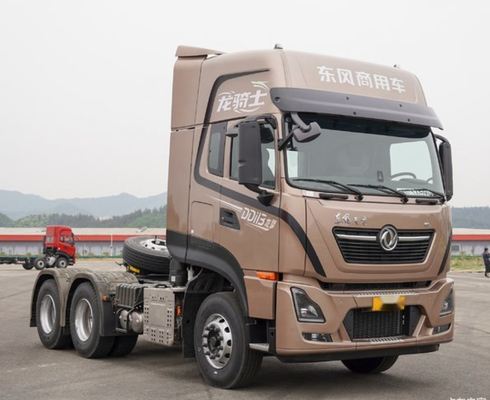 6x4 ड्राइविंग फॉर्म हैवी ड्यूटी सीएनजी ट्रक 470hp यूरो वी एम्सियोनी लेवल