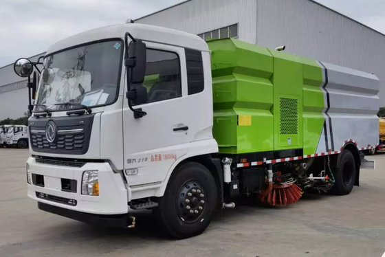 169kw 230hp 12CBM रोड स्वीपर ट्रक डीज़ल टाइप फॉर माइन प्लेस