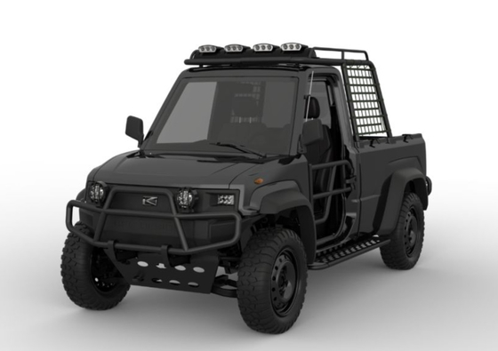 4WD ऑफ रोड लाइट ड्यूटी इलेक्ट्रिक ट्रक 76.8V / 10.5KW मोटर कठिन सड़क वितरण के लिए