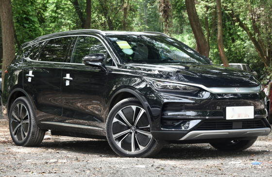 BYD TANG EV730 प्योर इलेक्ट्रिक SUV लॉन्ग ड्राइविंग रेंज EV कारें 7seats होम कारें
